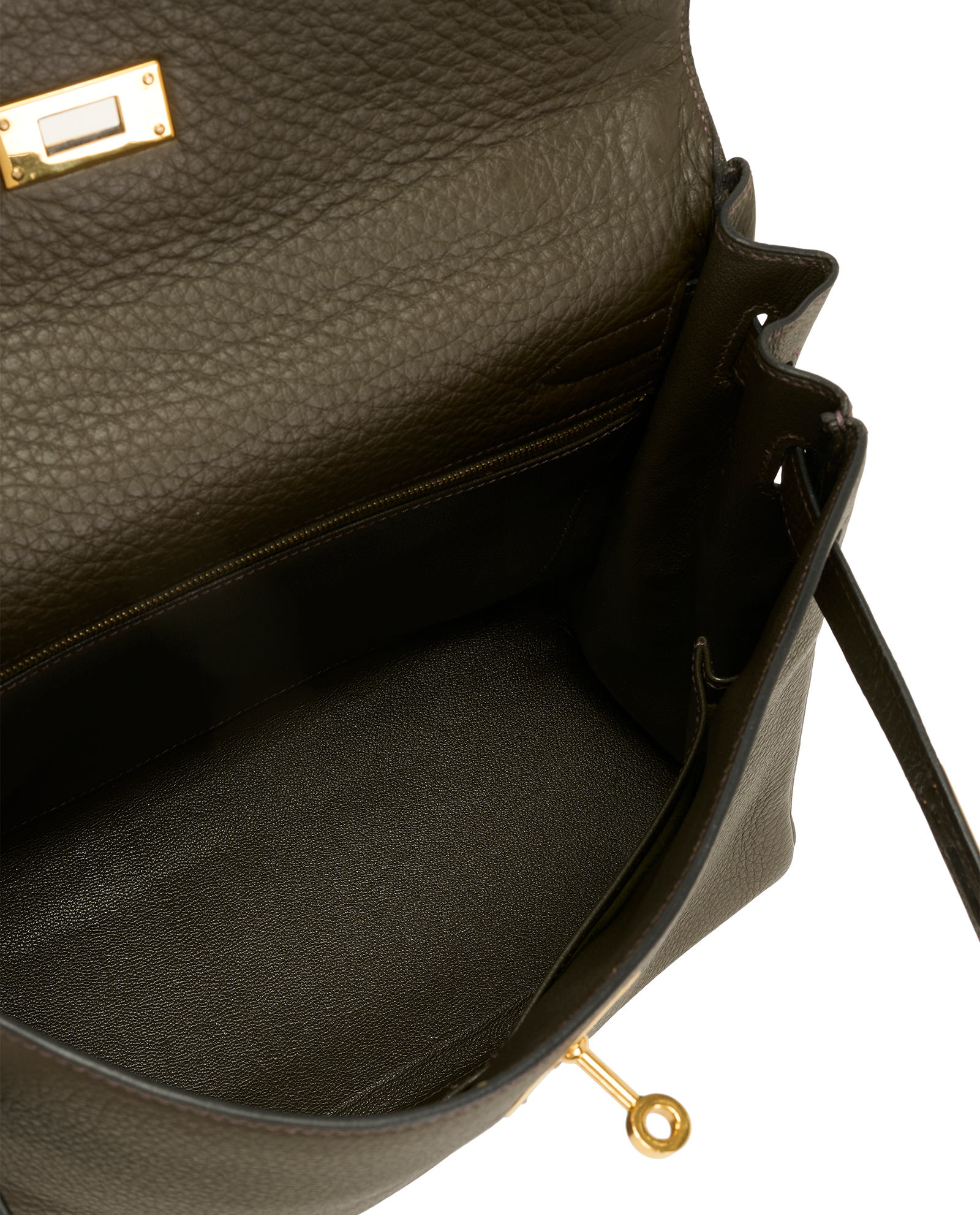Kelly 32 Retourne In Clemence Vert Gris, &pound;10,000, Handbags, Brown, Leather, Other view